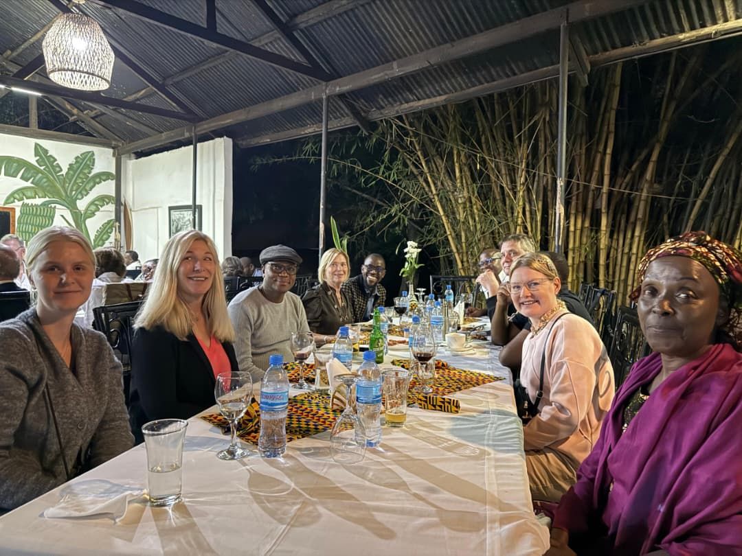 Dinner with visiting friends of the club